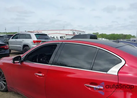 2020 Infiniti Q50 Red Sport 400 из США, поврежденный, VIN JN1FV7AP9LM630471